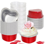 Red Heart Ramekin Cup with Lid 3.5oz