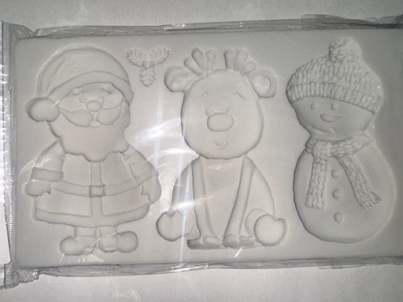 Silicone Mold Christmas 3 Piece Assortment