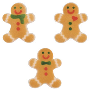 Dec Ons Gingerbread Man Assortment Sugars 3pcs