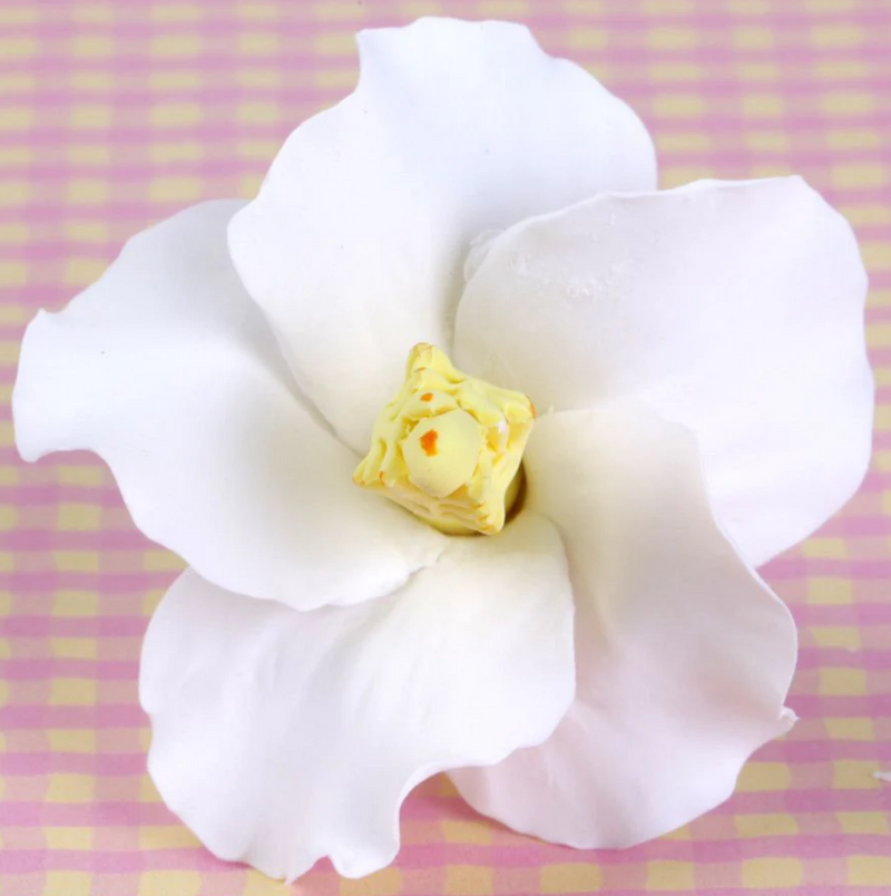 Gum Paste Flowers Hibiscus White*