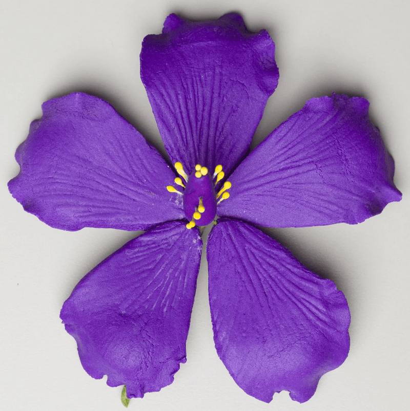 Gum Paste Flowers Medium Hibiscus Purple*