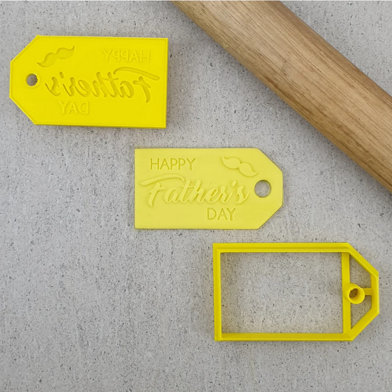 CCC Cutter & Embosser Set Father's Day Gift Tag