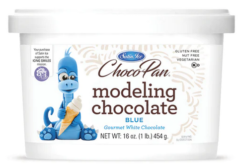 Satin Ice Choco Pan Modeling Chocolate Blue