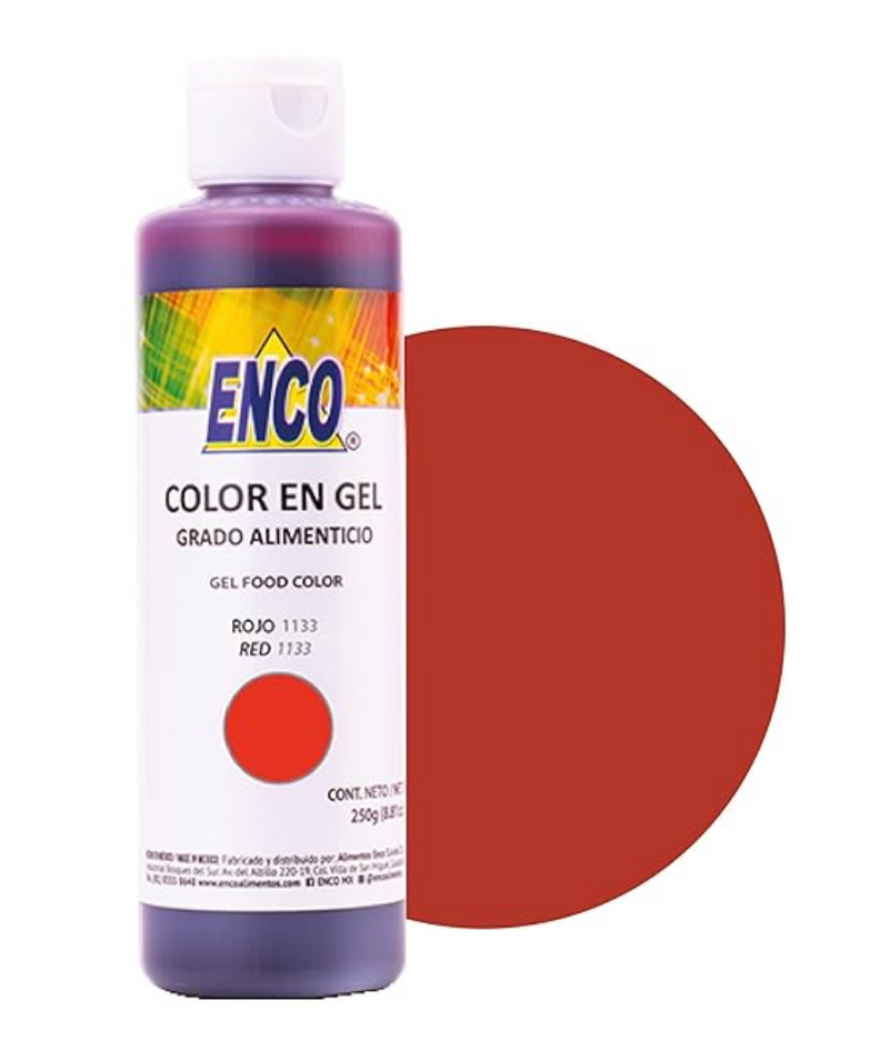 ENCO Red Gel Coloring 8.8oz