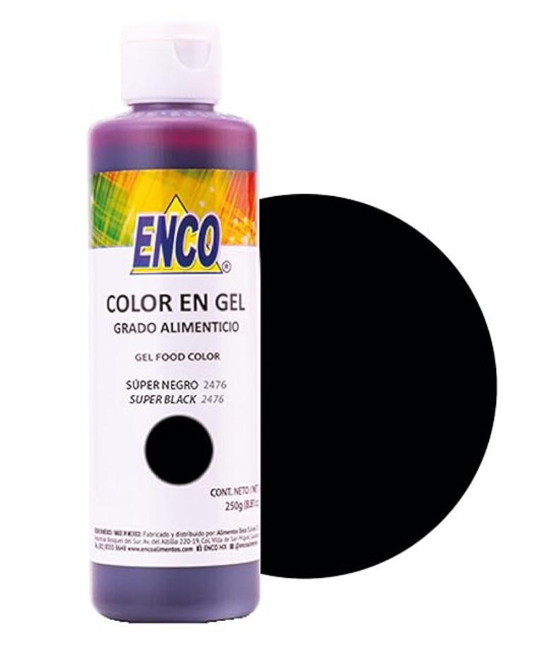 ENCO Super Black Gel Coloring 8.8oz