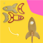 Hattie & Mouse Cutter 3D Rocket Ship