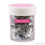 Sweet Sticks Glitter Stars Silver