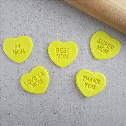 CCC Embosser Set Candy Hearts Mom