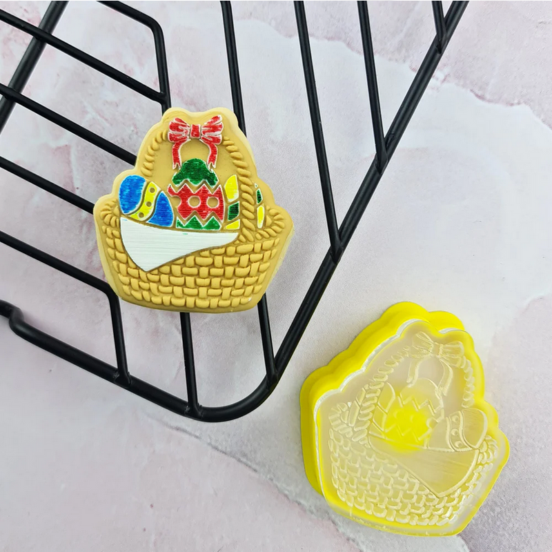 CCC Cutter & Debosser Set Mini Easter Basket