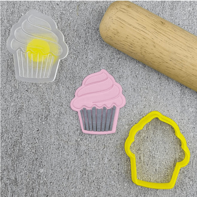 CCC Cutter & Debosser Set Mini Cupcake