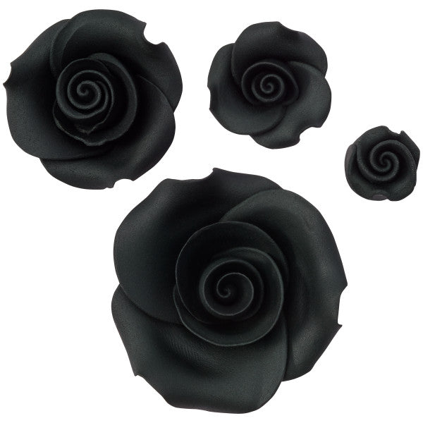 Black Sugar Soft Mini Rose 0.5”*