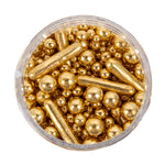 Sprinks Gold Sprinkle Blends Bubble and Bounce Shiny Gold