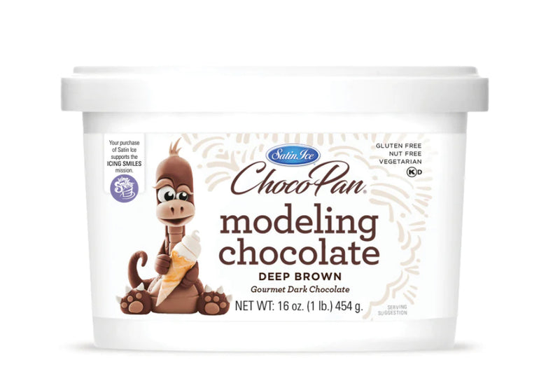 Satin Ice Choco Pan Modeling Chocolate Deep Brown