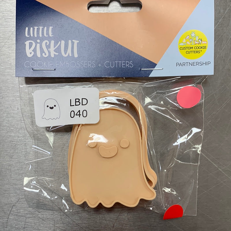 Little Biskut Cutter Set Ghost Stamp & Cutter