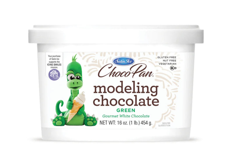 Satin Ice Choco Pan Modeling Chocolate Green