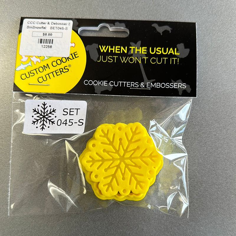 CCC Cutter & Debosser Set Snowflake Small