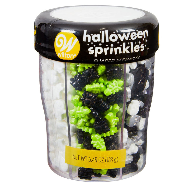 Wilton Halloween Shapes 6-Cell Sprinkles Mix, 6.45 oz