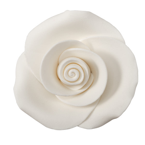 White Sugar Soft  Rose 2.0”*