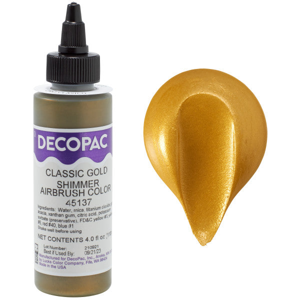 Classic Gold Shimmer Premium Airbrush Color