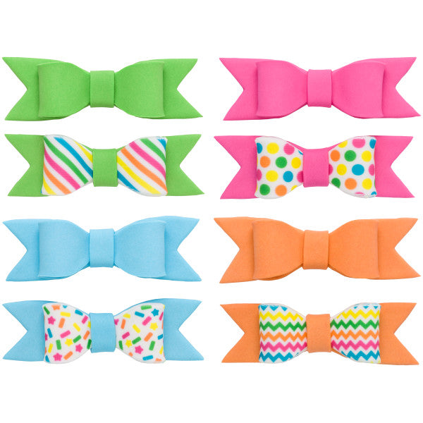 Bright Mini Assortment Gum Paste Bows*