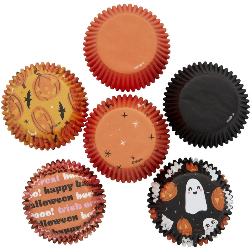 Happy Halloween Paper Halloween Cupcake Liners, 150-Count