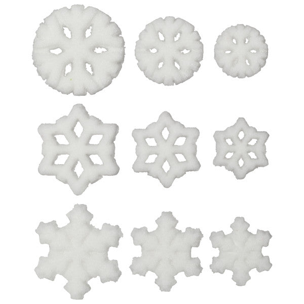 Snowflake Assortment Dec-Ons® Decorations 6pcs