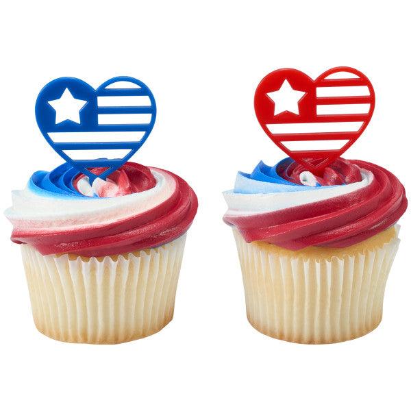 USA Love DecoPics® 6 pcs