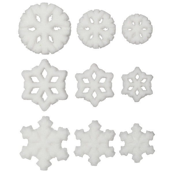 Dec On Snowflakes Assorted 6 PCS