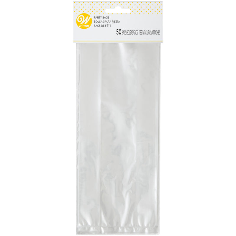 Wilton Clear 4"x9.5" Tall Treat Bags 50ct