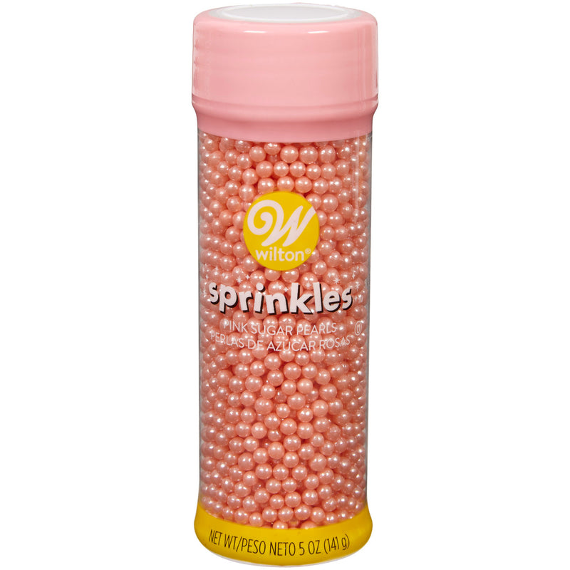 Wilton Pastel Pink Sugar Pearl Sprinkles, 5.00 oz.*