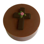 Chocolate Cookie Mold Cross with Flower