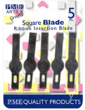 PME MODELLING TOOLS - SPARE RIBBON BLADES FOR SUGARCRAFT KNIFE PK/5*