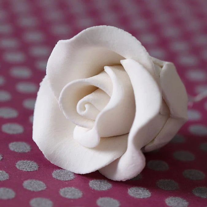 Small Tea Roses - White*