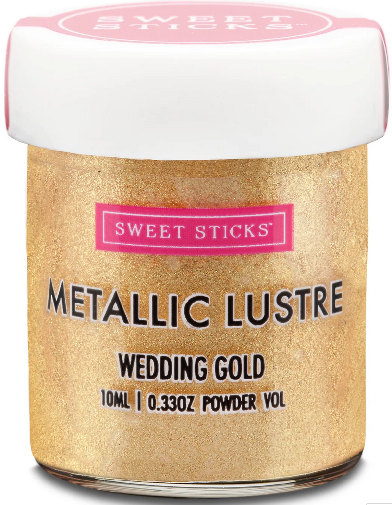 Sweet Sticks Metallic Luster Wedding Gold