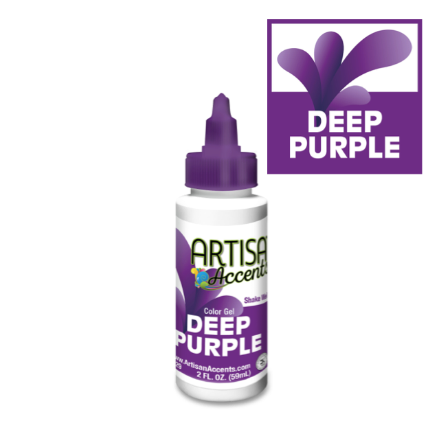 Deep Purple Artisan Accents Gel Color