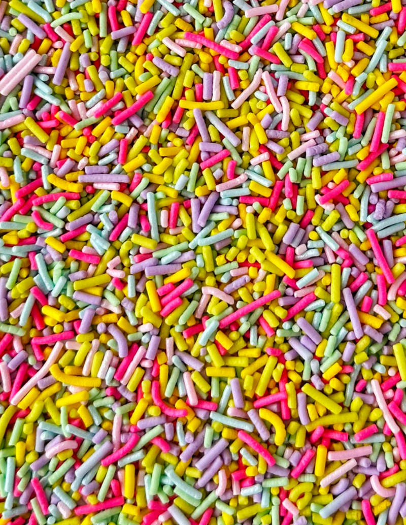 Sweetapolita Sprinkles- Pastel Crunchy Jimmies 4oz