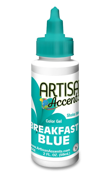 Breakfast Blue Artisan Accents Gel Color