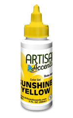 Sunshine Yellow Artisan Accents Gel Color