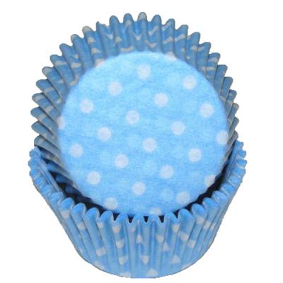 Light Blue Dot Standard Cupcake Liners 30 Count*
