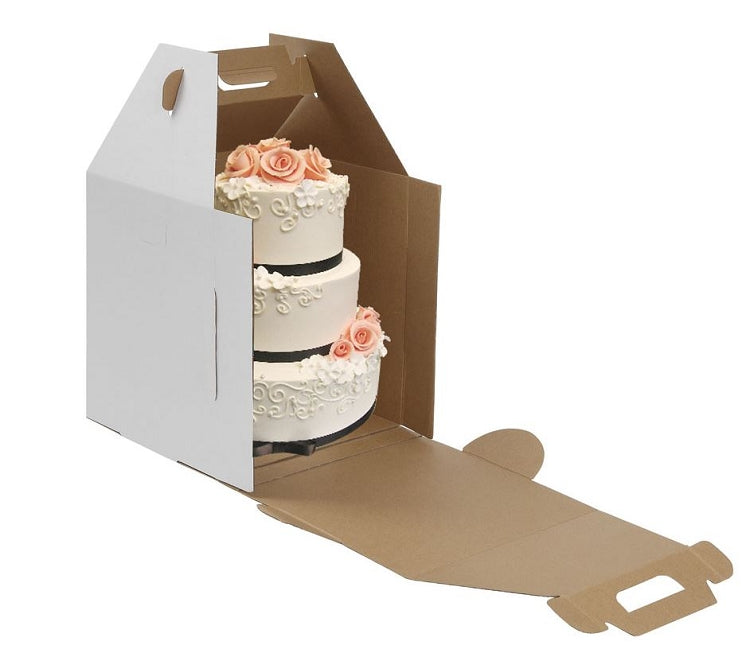 12x12x14 Tall Cake Boxes With Handle