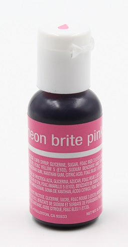 Chefmaster Liqua Gel 0.70oz : Neon Brite Pink