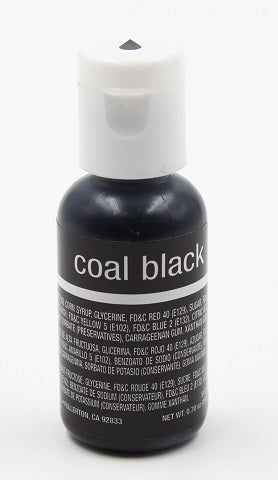 Chefmaster Liqua Gel 0.70oz : Coal Black