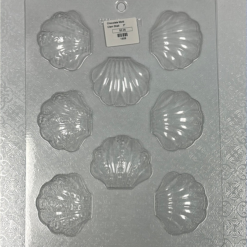 Chocolate Mold Fancy Clam Shell