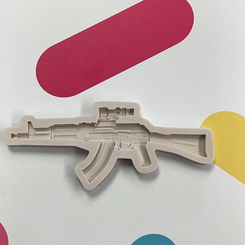 Silicone Mold AK Gun*