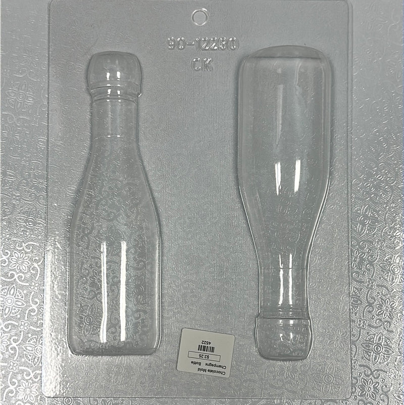 Chocolate Mold Champagne Bottle 3D