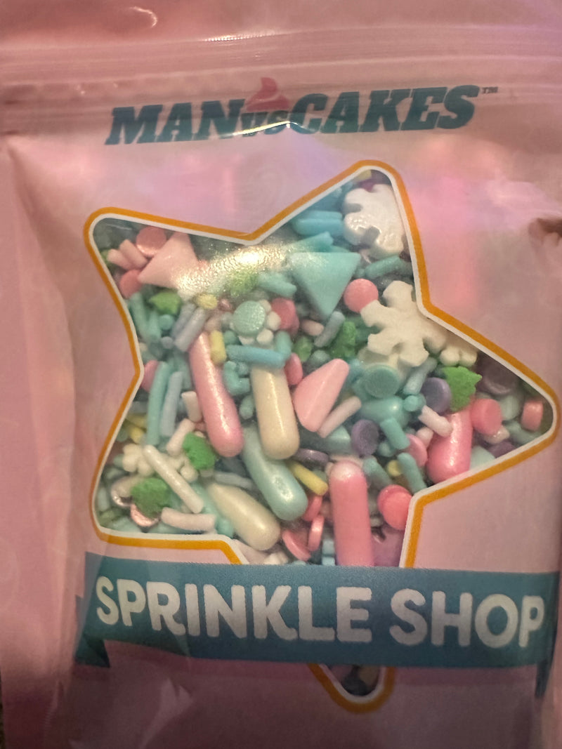 Man vs Cakes Sprinkles Xmas Cheer Mix