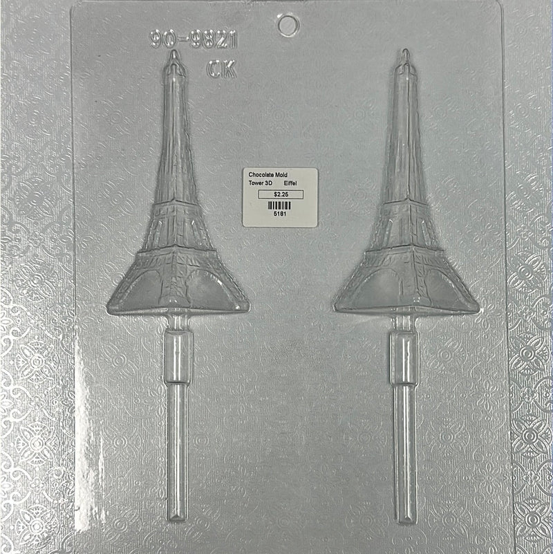 Chocolate Lollipop Mold Eiffel Tower