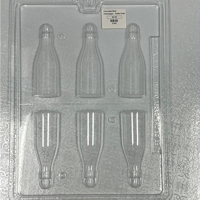 Chocolate Mold Champagne Bottle