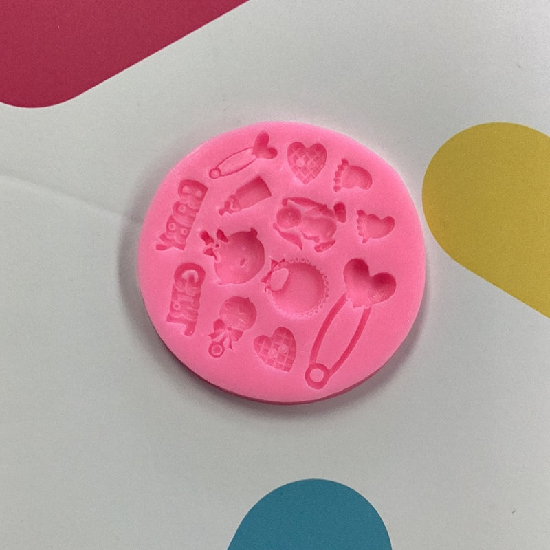 Silicone Mold Girl Baby Assorted*