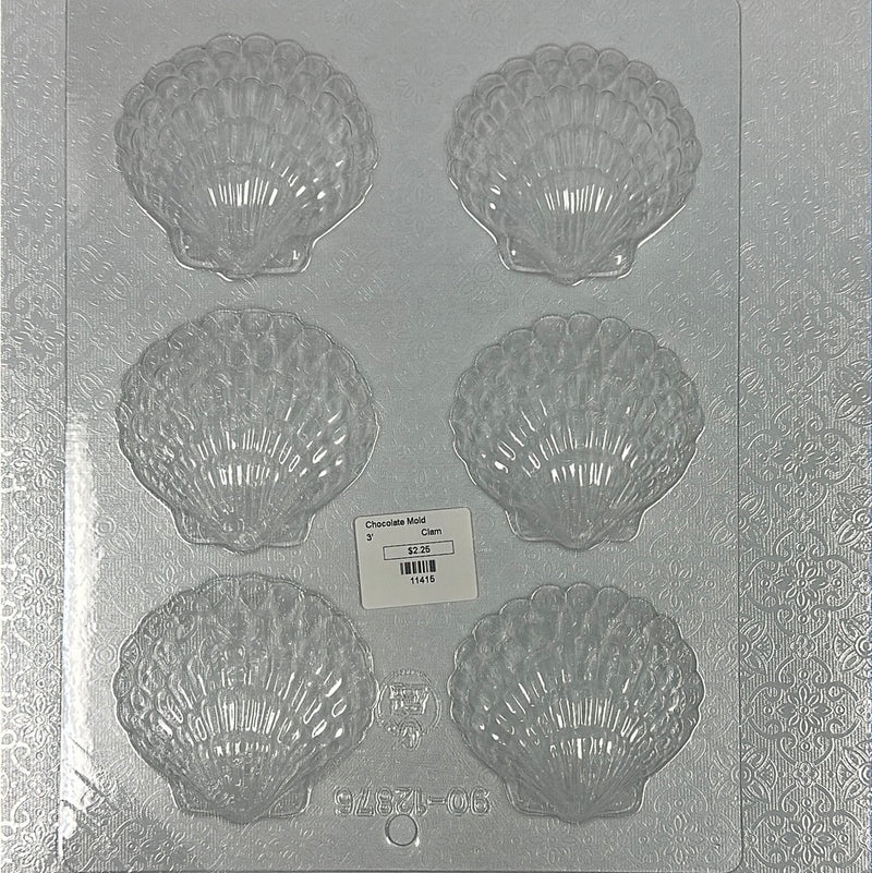 Chocolate Mold Clam Shell